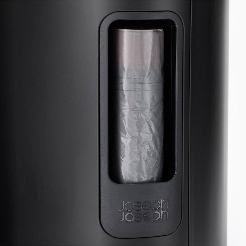 Joseph Joseph EasyStore™ 5L Matte Black Bathroom Pedal Bin
