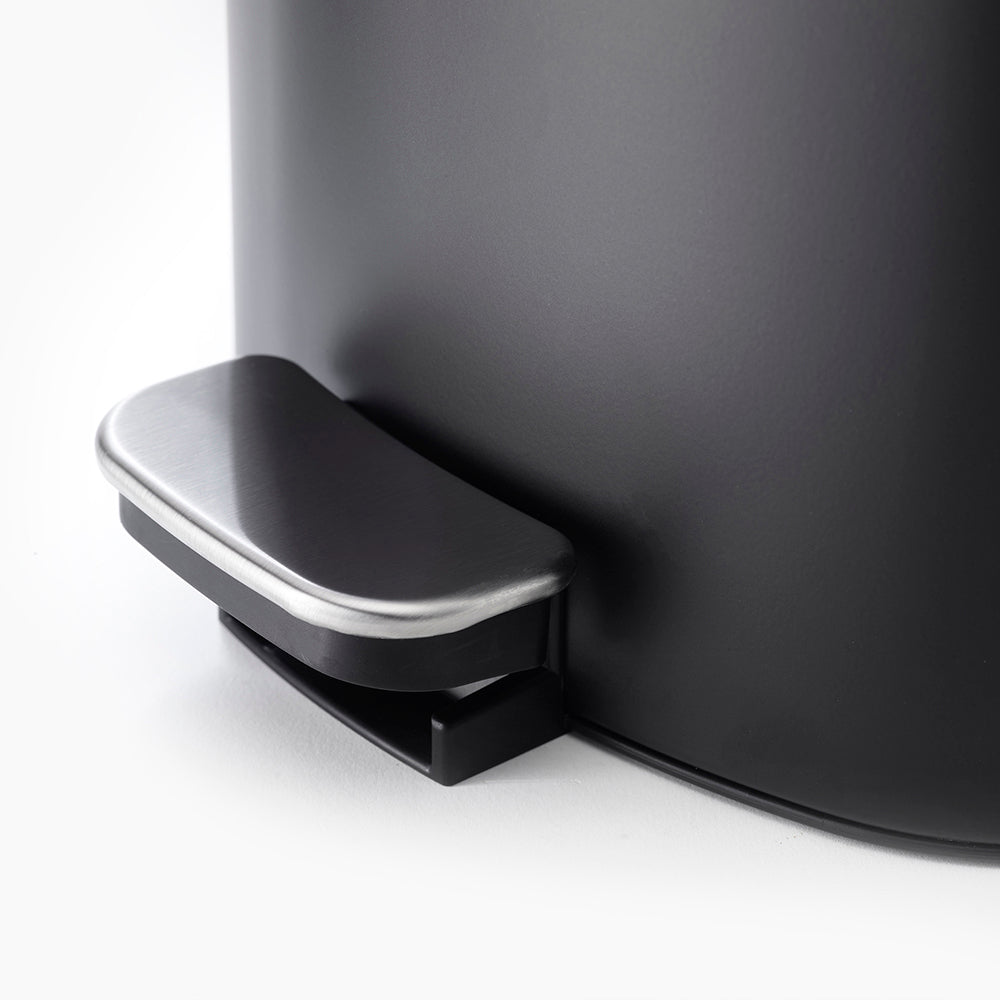 Joseph Joseph EasyStore™ 5L Matte Black Bathroom Pedal Bin