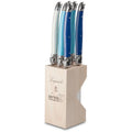 Laguiole by Andre Verdier Steak Knife Set With Wooden Stand, 6pc