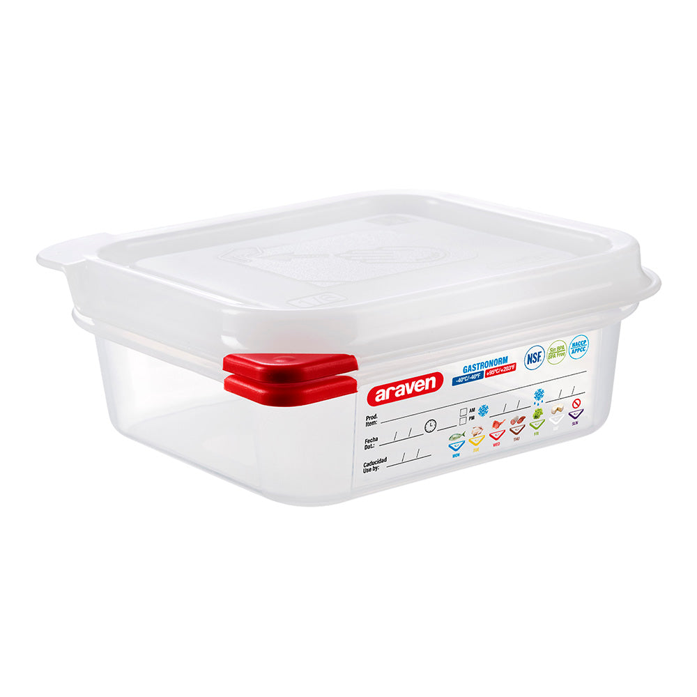 Araven Gastronome Professional Airtight Storage Container, 1.1L