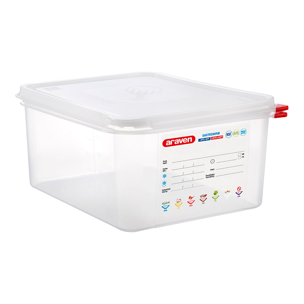Araven Gastronome Professional Airtight Storage Container, 10L