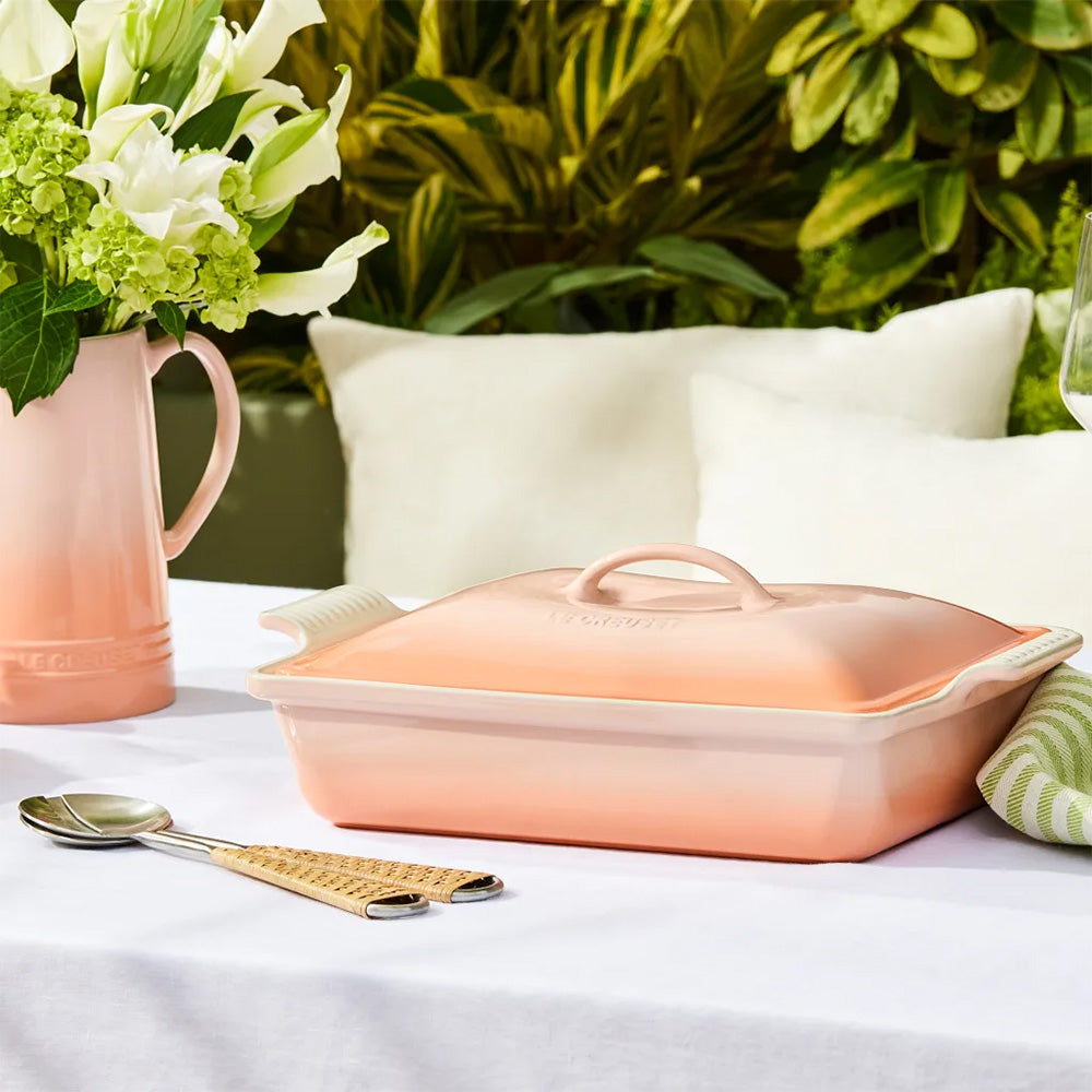 Le Creuset Heritage Rectangular Baking Dish with Lid, 33cm