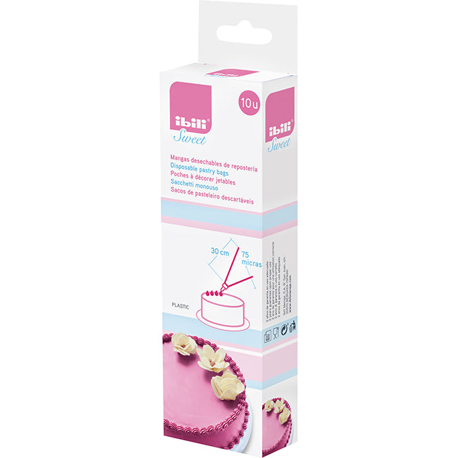 Ibili Accesorios Disposable Pastry Bags, Set Of 10, 30cm