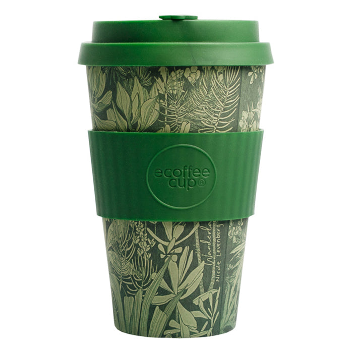 Ecoffee Cup Wanderland Natural Fibre Reusable Coffee Cup, 400ml