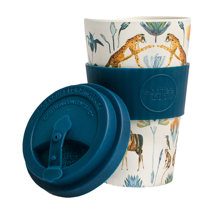 Ecoffee Cup Wanderland Natural Fibre Reusable Coffee Cup, 400ml