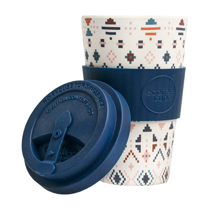 Ecoffee Cup Wanderland Natural Fibre Reusable Coffee Cup, 400ml
