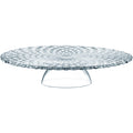 Nachtmann Bossa Nova Lead-Free Crystal Footed Cake Stand