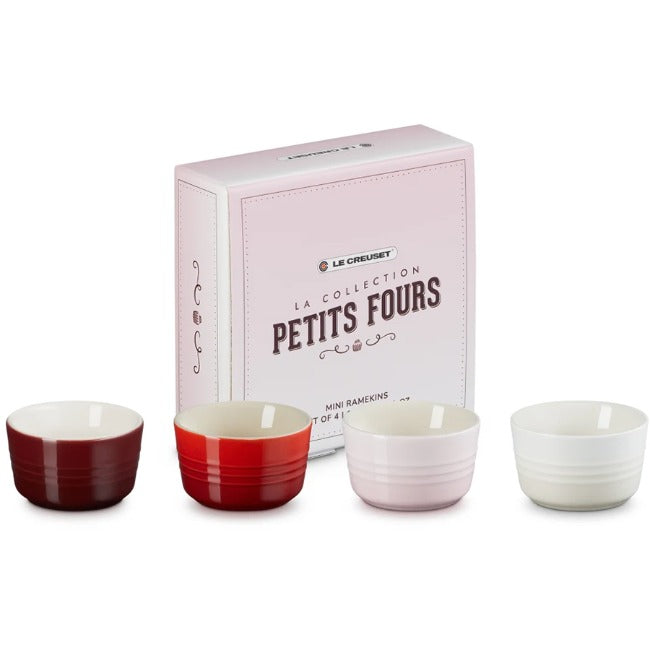 Le Creuset La Collection Petits Fours Ramekins, Set of 4