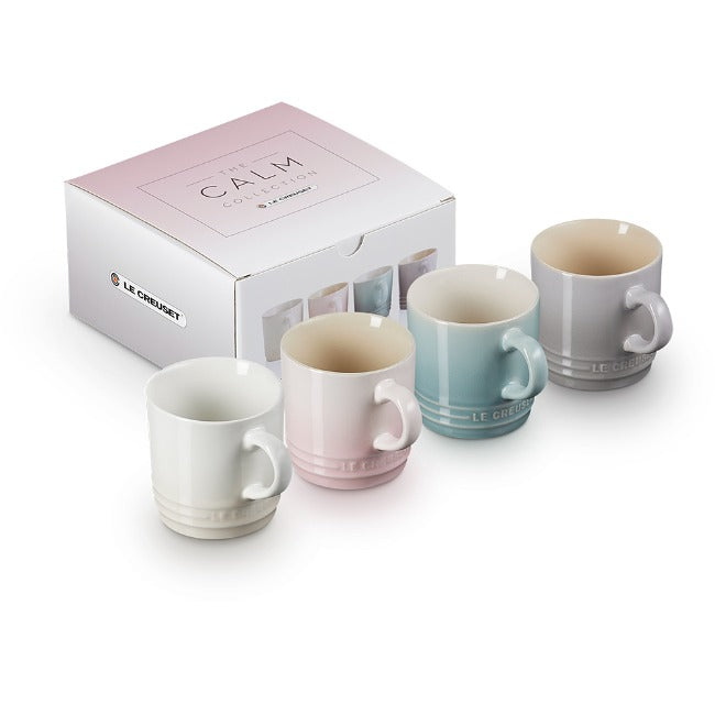 Le Creuset Calm Collection Cappuccino Mugs, Set of 4