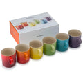 Le Creuset Rainbow Collection Mugs, Set Of 6