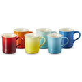 Le Creuset Rainbow Collection Seattle Mugs, Set Of 6