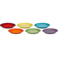 Le Creuset Rainbow Collection Dinner Plates, Set of 6