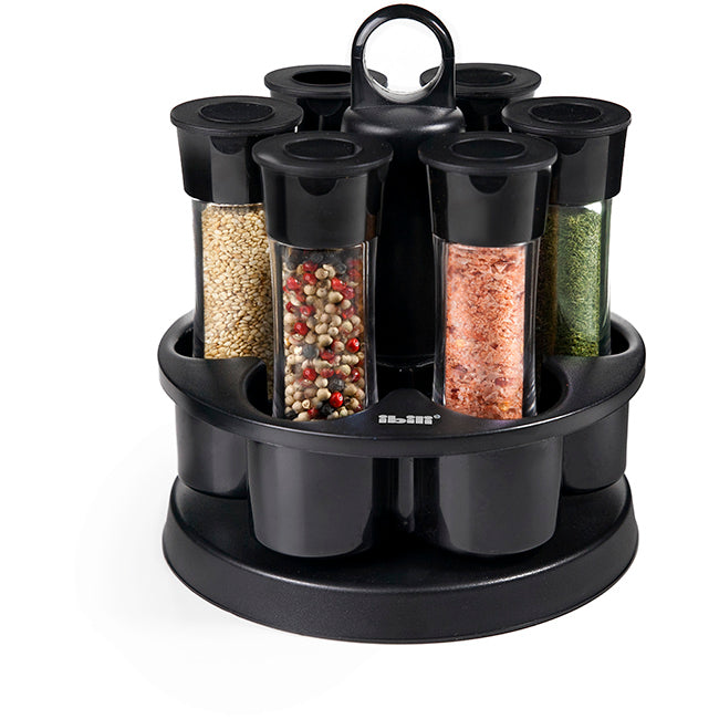 Ibili Set Of 6 Rotating Spice Jar Carousel