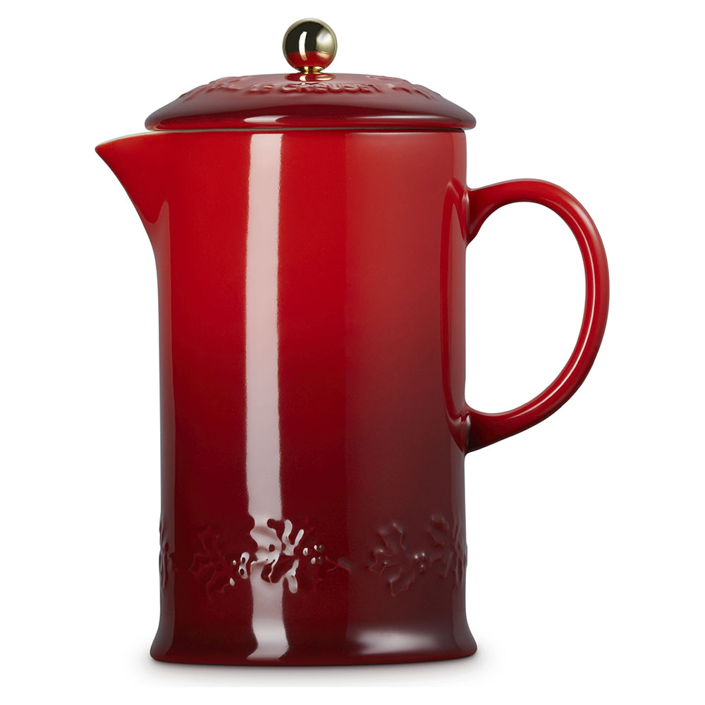 Le Creuset Holly Coffee Press With Gold Knob, 1L