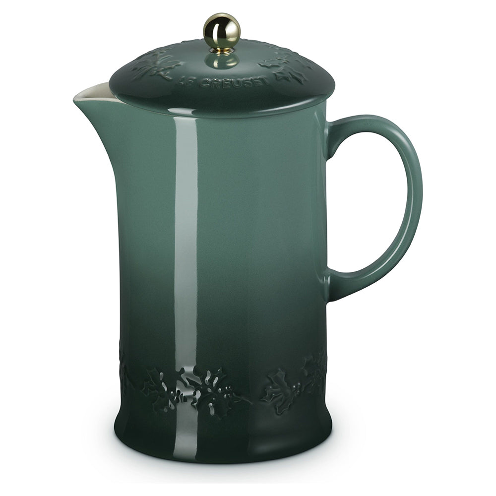 Le Creuset Holly Coffee Press With Gold Knob, 1L