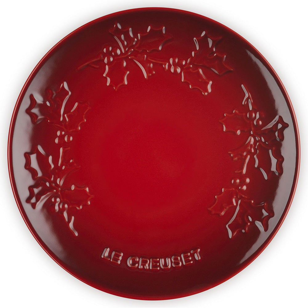 Le Creuset Holly Serving Plate, 19cm