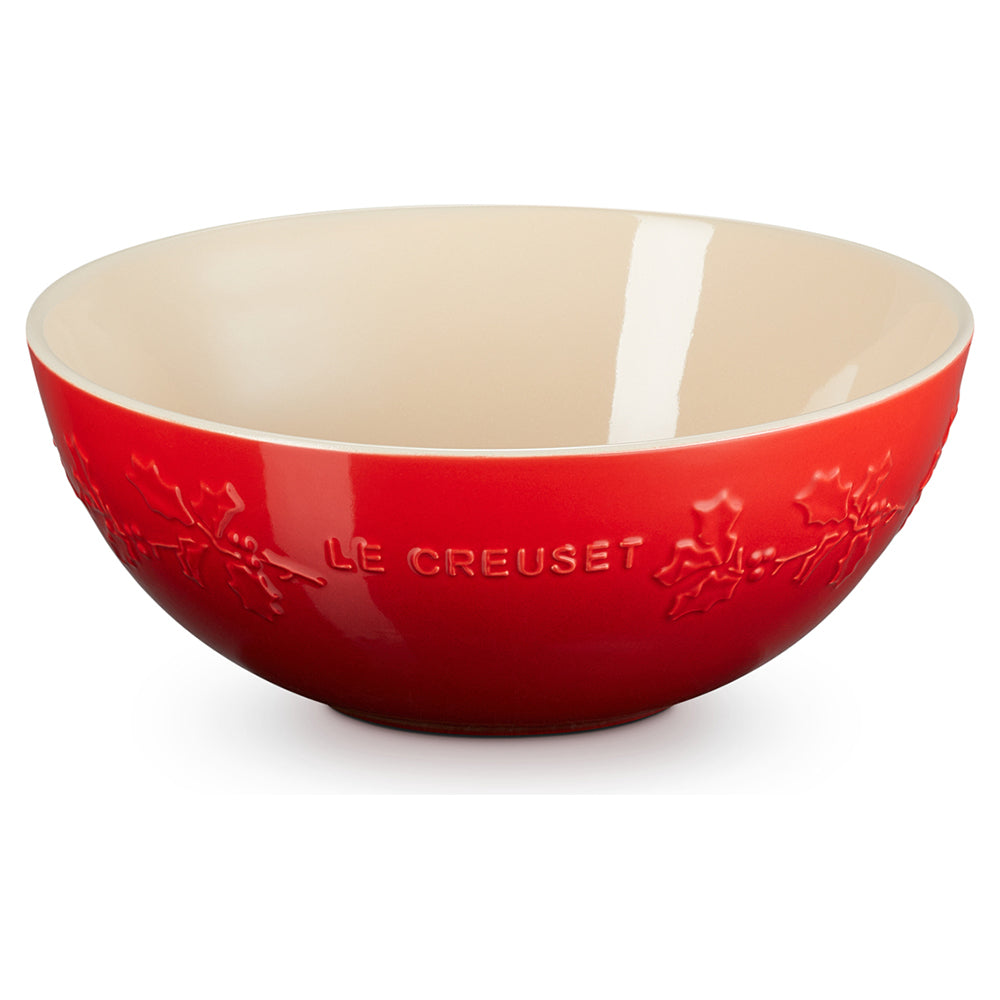 Le Creuset Holly Serving Bowl, 25cm