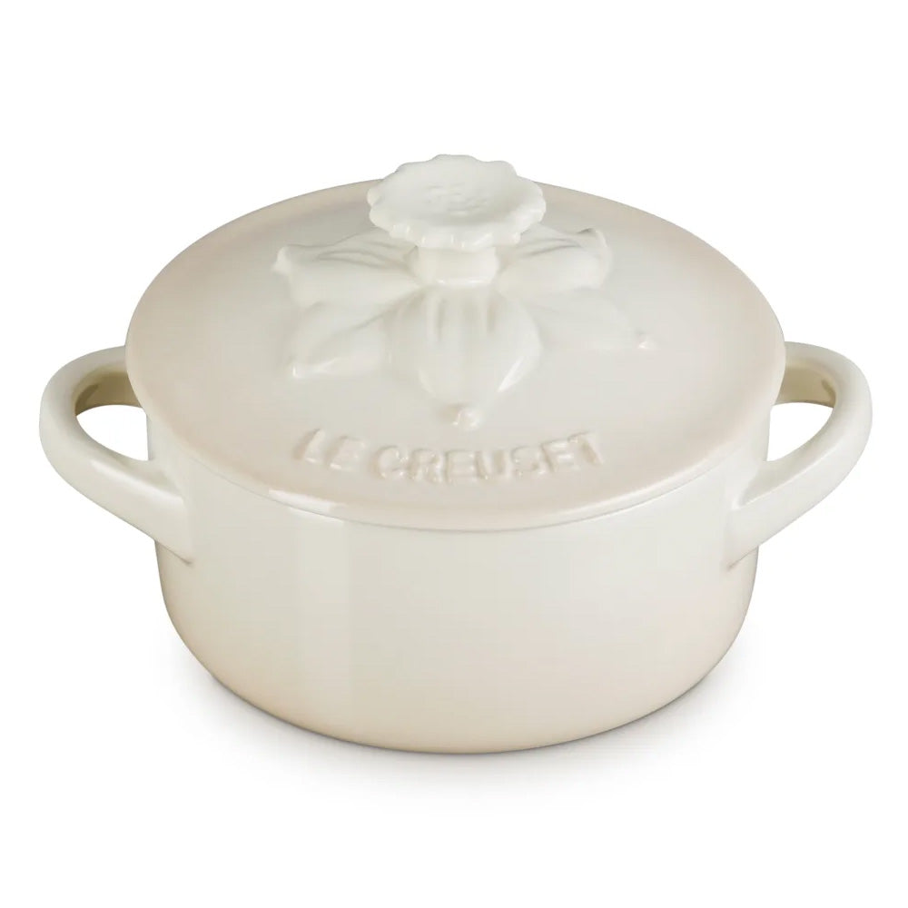 Le Creuset La Collection Jardin Round Mini Stoneware Cocotte, 10cm