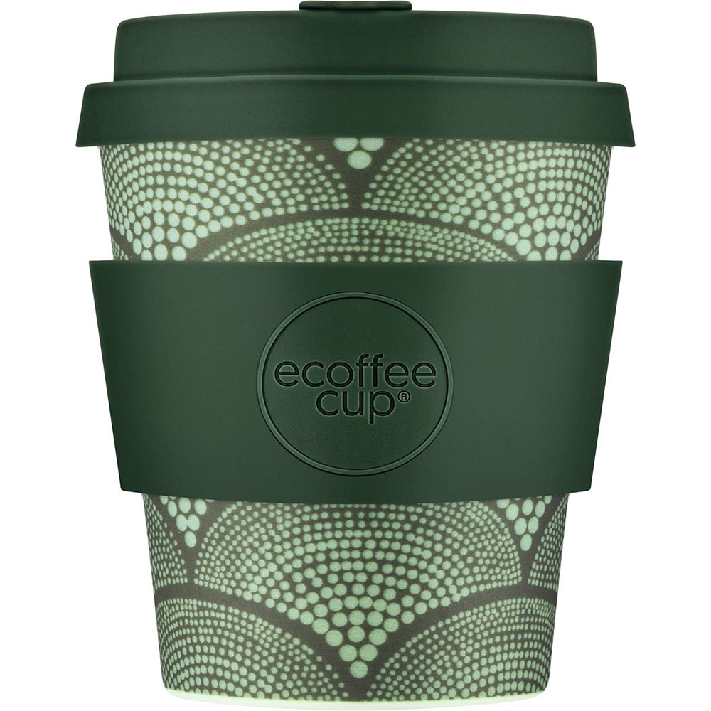 Ecoffee Cup Patterns Natural Fibre Reusable Coffee Cup, 250ml