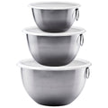 Tovolo Stainless Steel Mixing Bowls with Tight Seal Lids, Set of 3