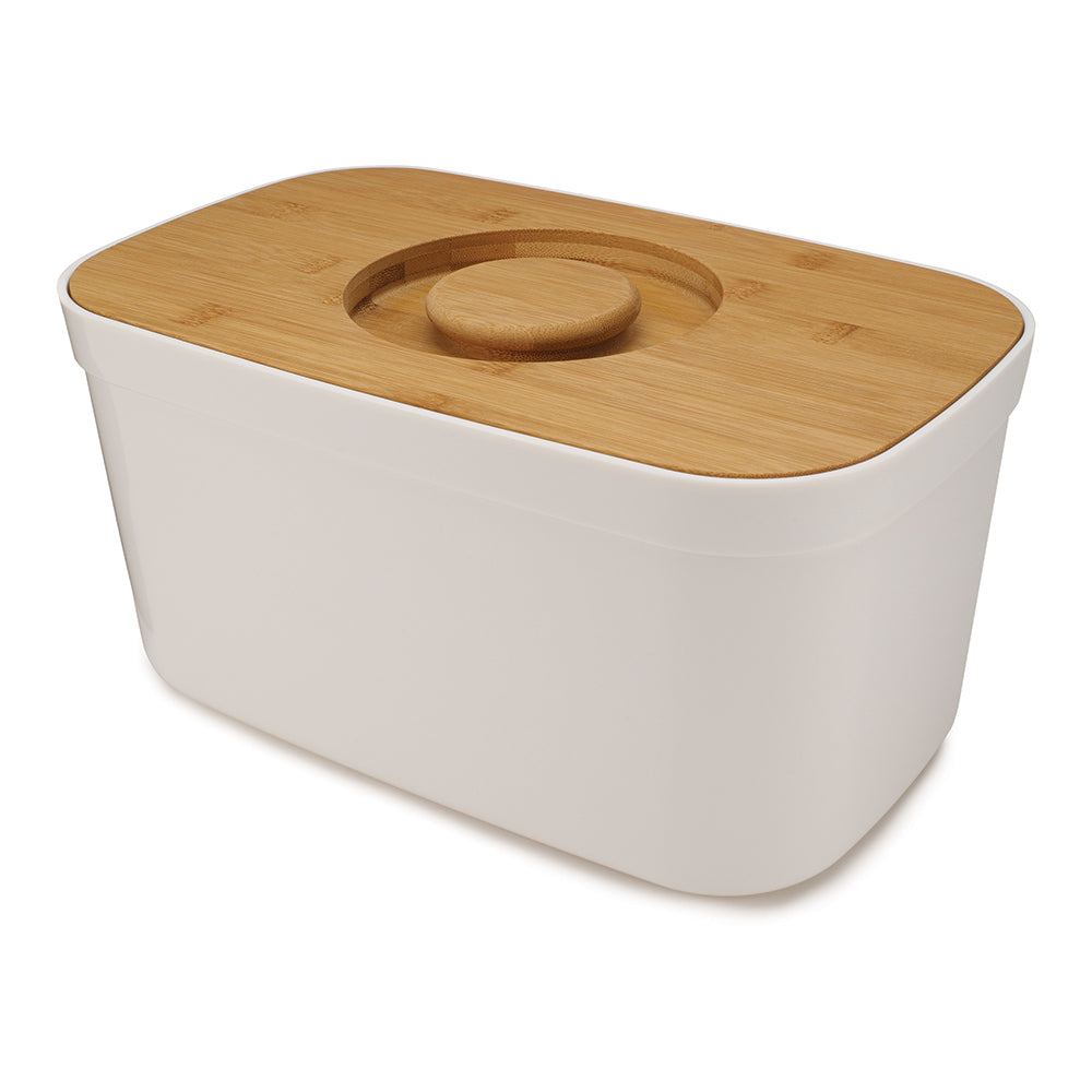 Joseph Joseph Bread Bin with Bamboo Cutting Board Lid