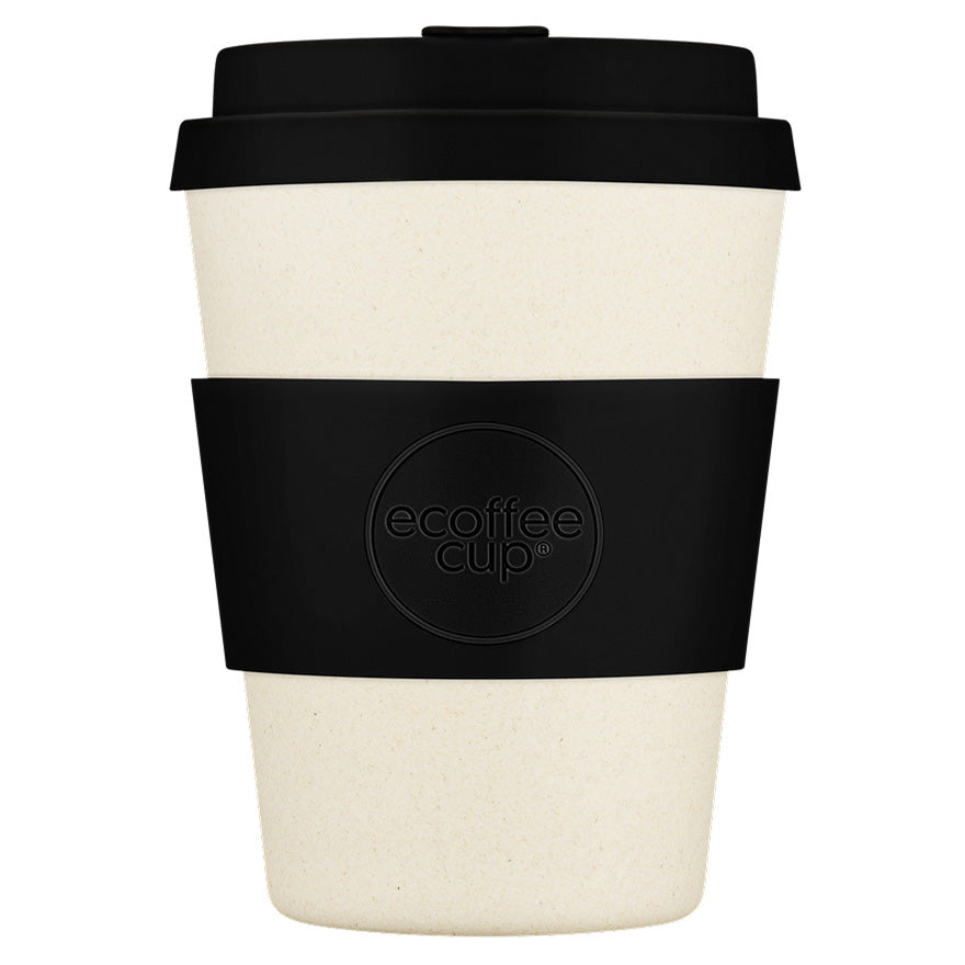 Ecoffee Cup Patterns Natural Fibre Reusable Coffee Cup, 350ml