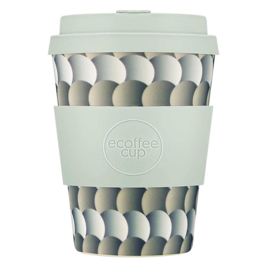 Ecoffee Cup Patterns Natural Fibre Reusable Coffee Cup, 350ml