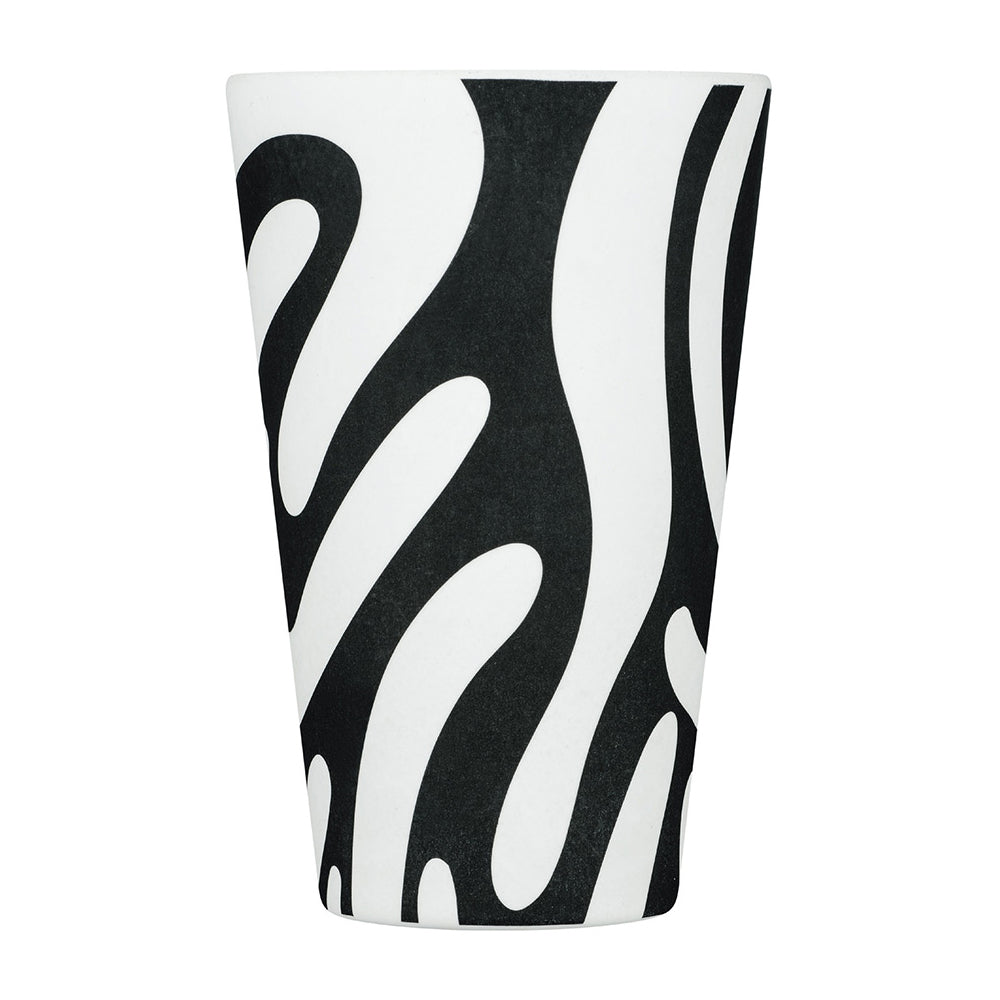 Ecoffee Cup Patterns Natural Fibre Reusable Coffee Cup, 400ml