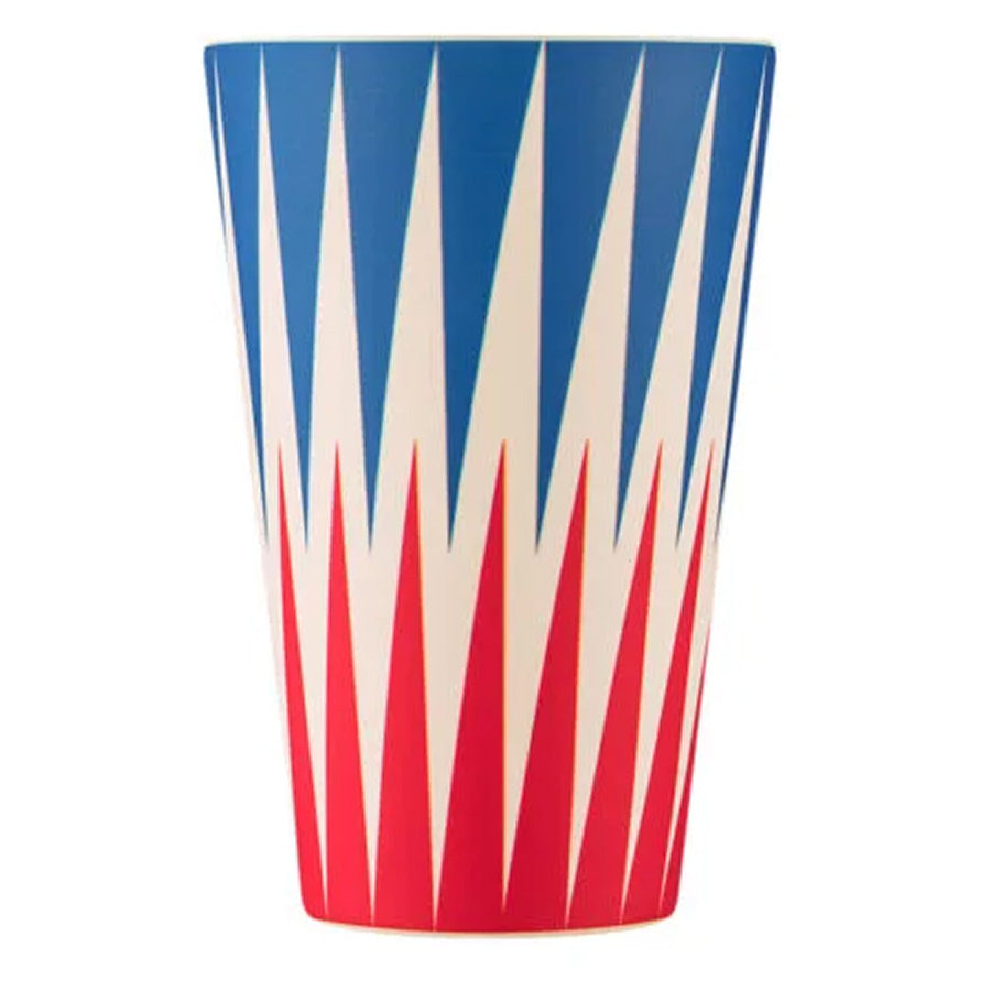 Ecoffee Cup Patterns Natural Fibre Reusable Coffee Cup, 400ml