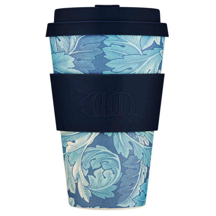 Ecoffee Cup William Morris Natural Fibre Reusable Coffee Cup, 400ml