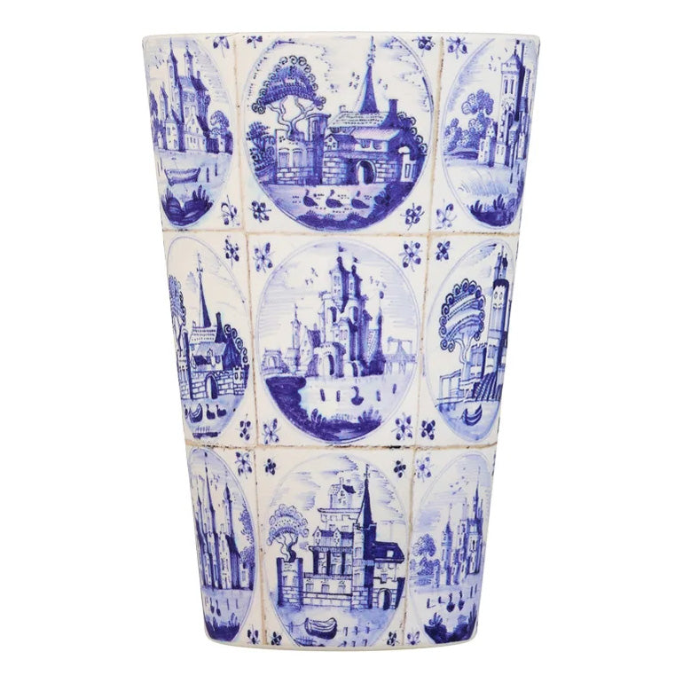 Ecoffee Cup Patterns Natural Fibre Reusable Coffee Cup, 400ml