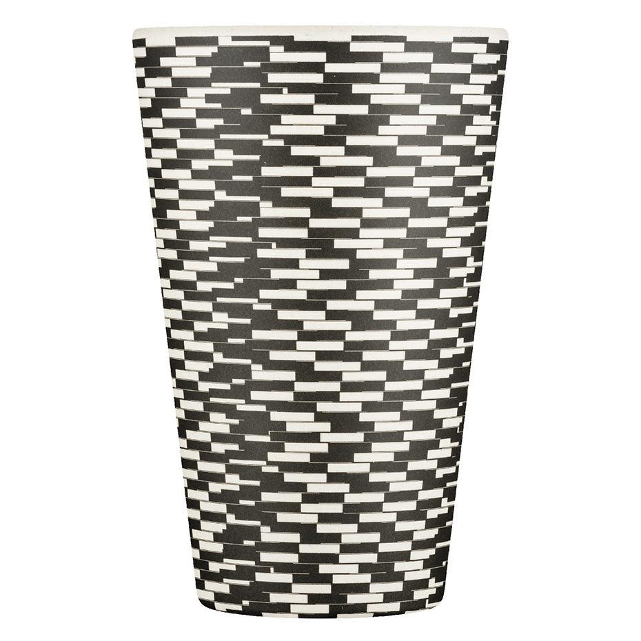 Ecoffee Cup Patterns Natural Fibre Reusable Coffee Cup, 400ml