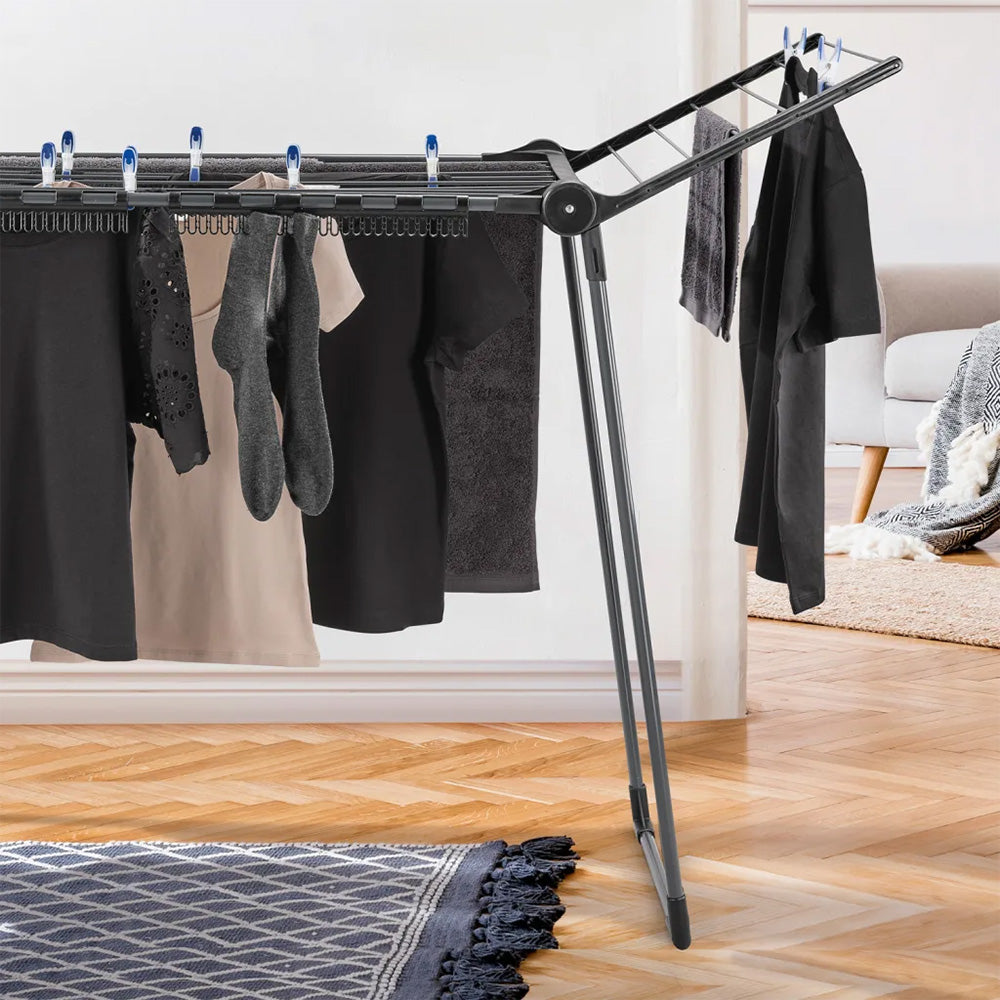 Leifheit Pegasus 150 Solid Slim Black Laundry Dryer