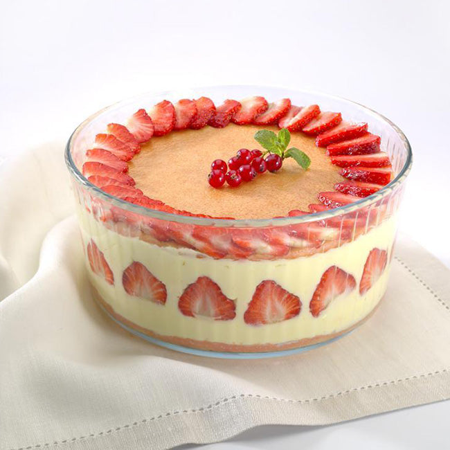 Pyrex Bake & Enjoy Glass Souffle Dish, 2.5L