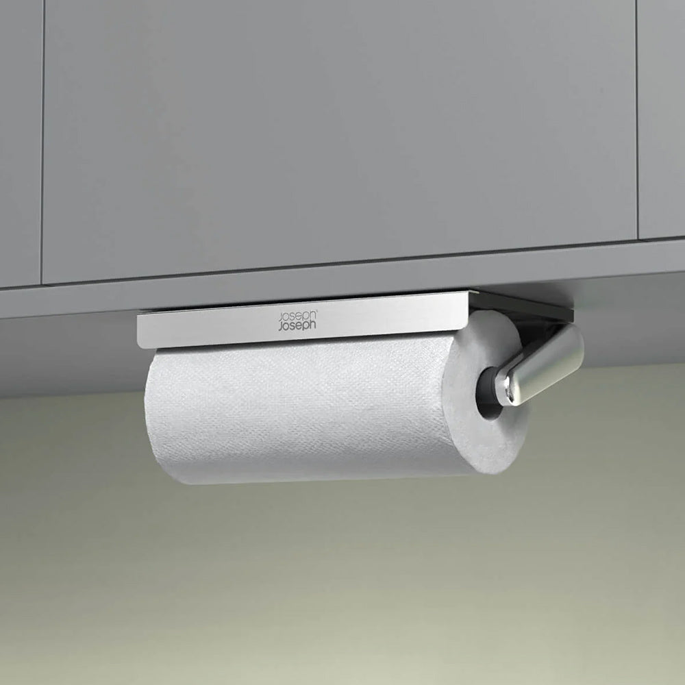 Joseph Joseph RollGrip Under-Shelf Stainless-Steel Kitchen Roll Holder