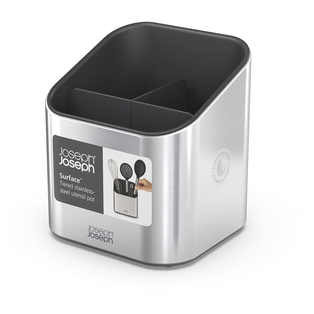 Joseph Joseph Surface™ Tiered Stainless Steel Utensil Holder