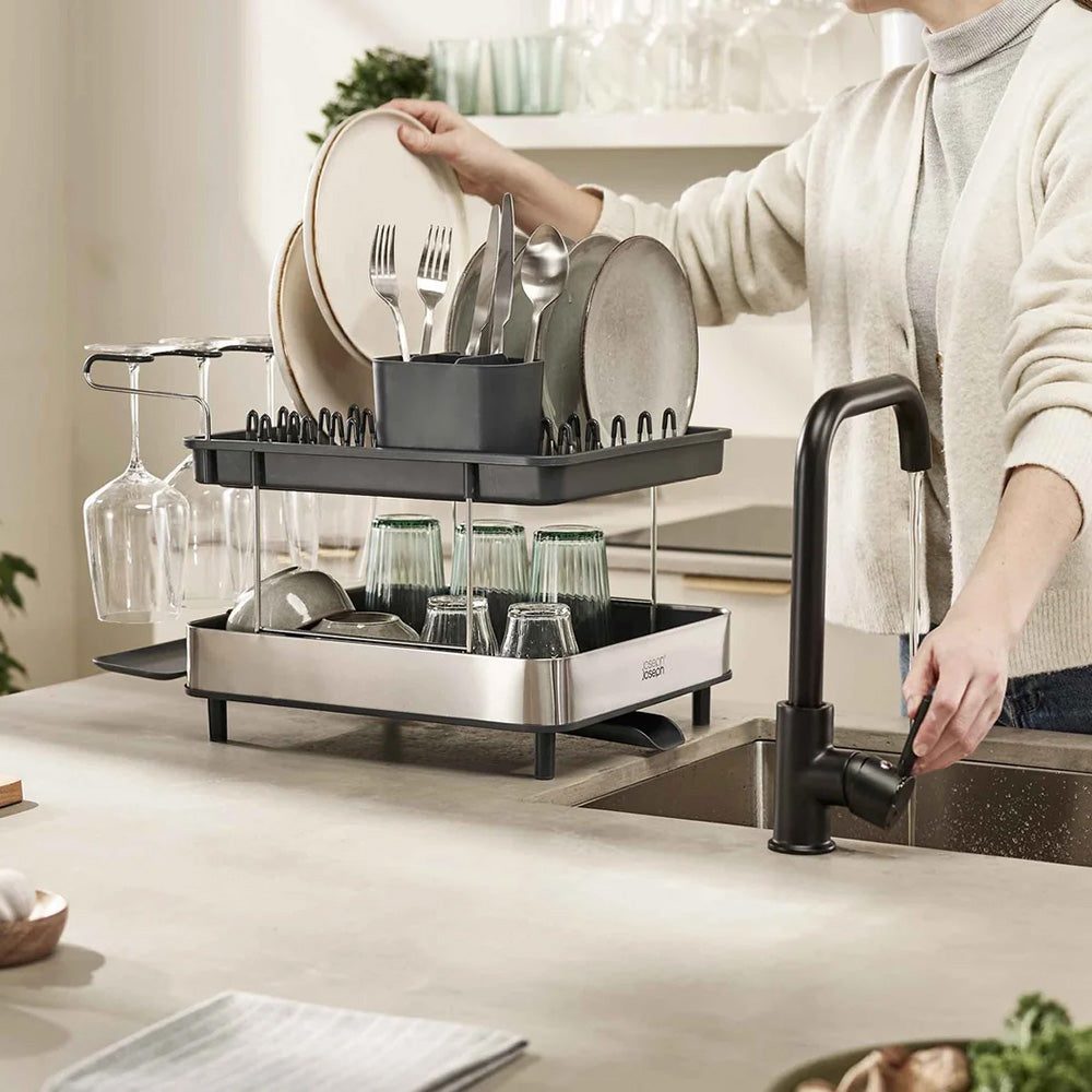 Joseph Joseph Excel™ Stainless Steel 2-Tier Dish Rack