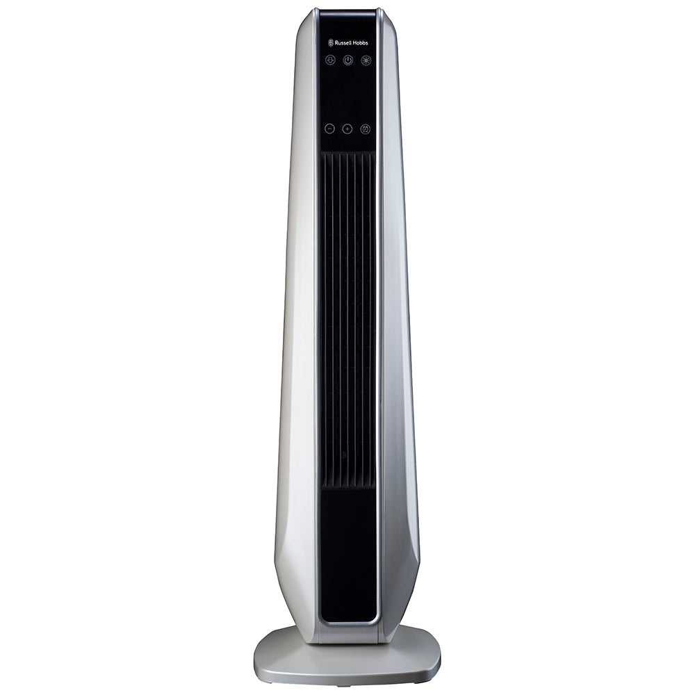 Russell Hobbs White Ceramic Tower Heater With Remote Control