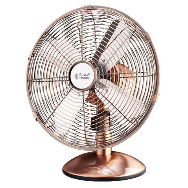 Russell Hobbs Copper Desk Fan, 30cm