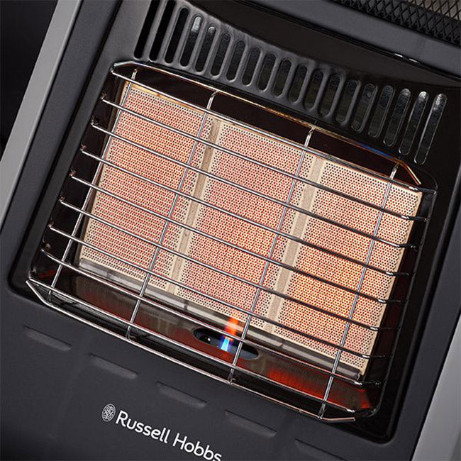 Russell Hobbs 3 Panel Gas & Quartz Heater