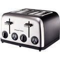 Russell Hobbs Matte Black 4 Slice Toaster