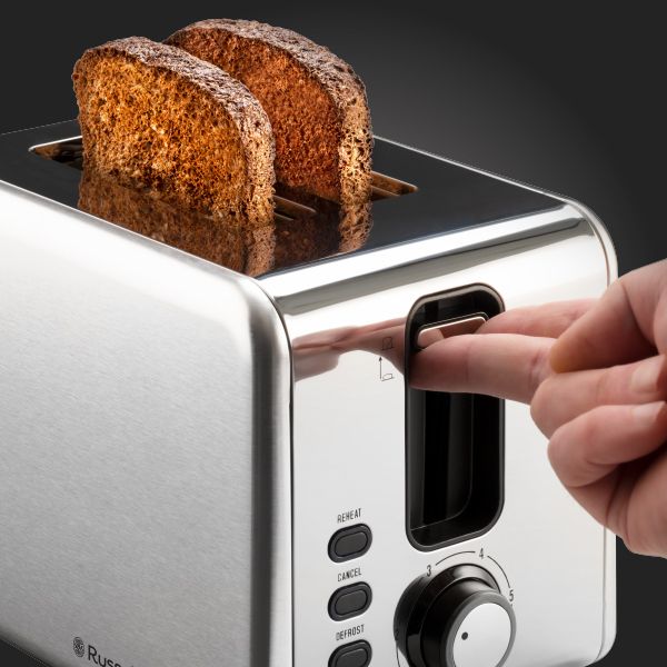 Russell Hobbs Stainless Steel Kettle And Toaster Breakfast Pack