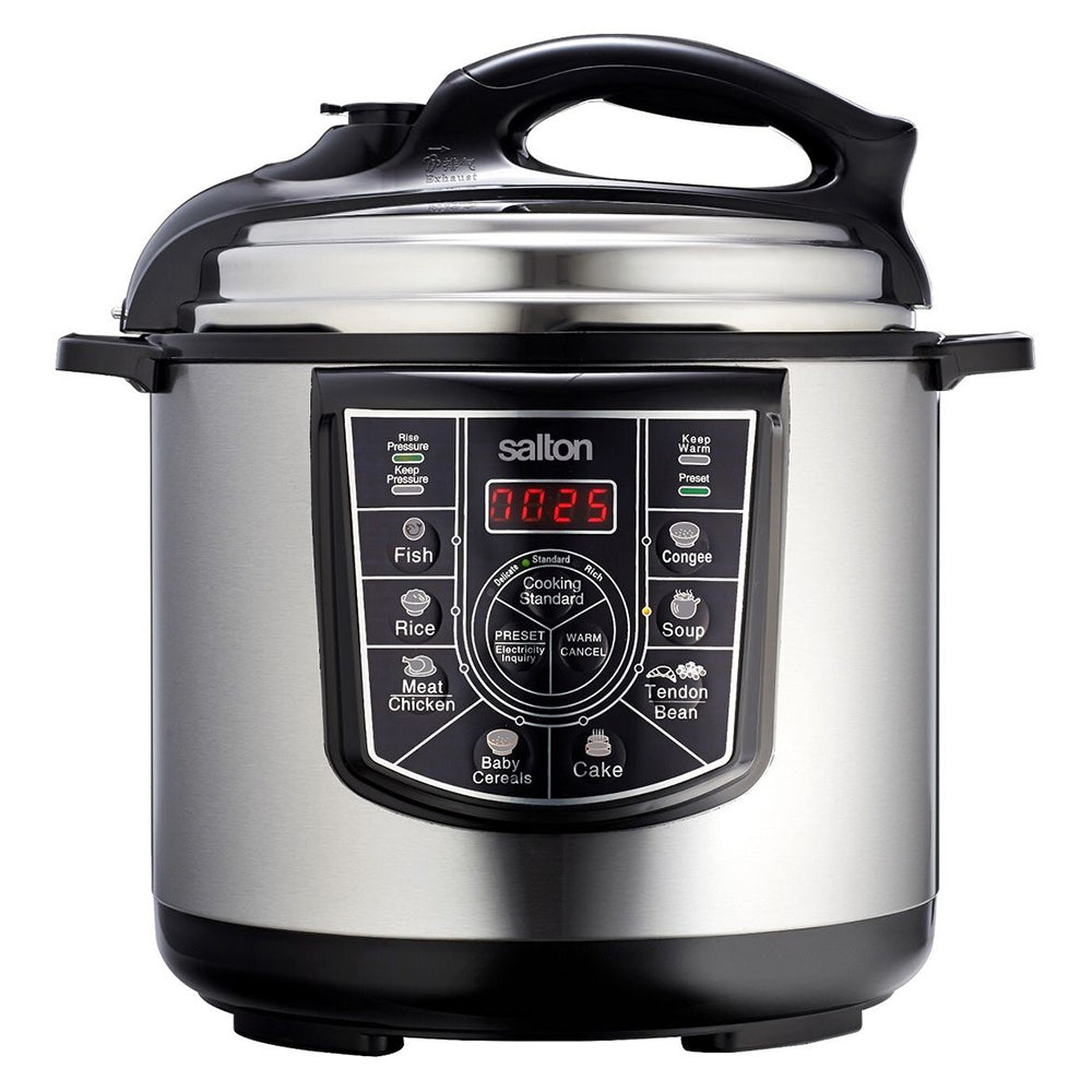 Salton Electric Pressure Cooker, 6L