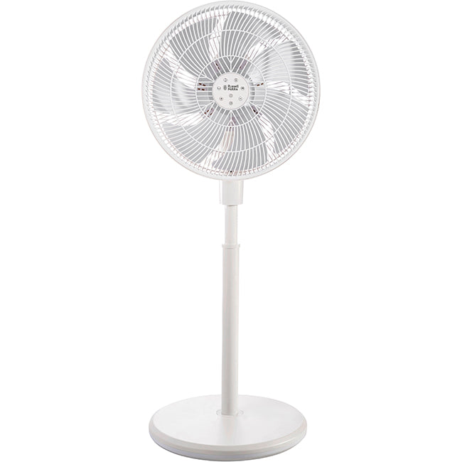 Russell Hobbs 12 Speed Rechargeable Pedestal Fan With Remote Control, 35cm