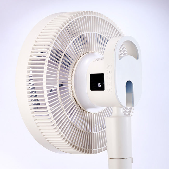 Russell Hobbs 12 Speed Rechargeable Pedestal Fan With Remote Control, 35cm