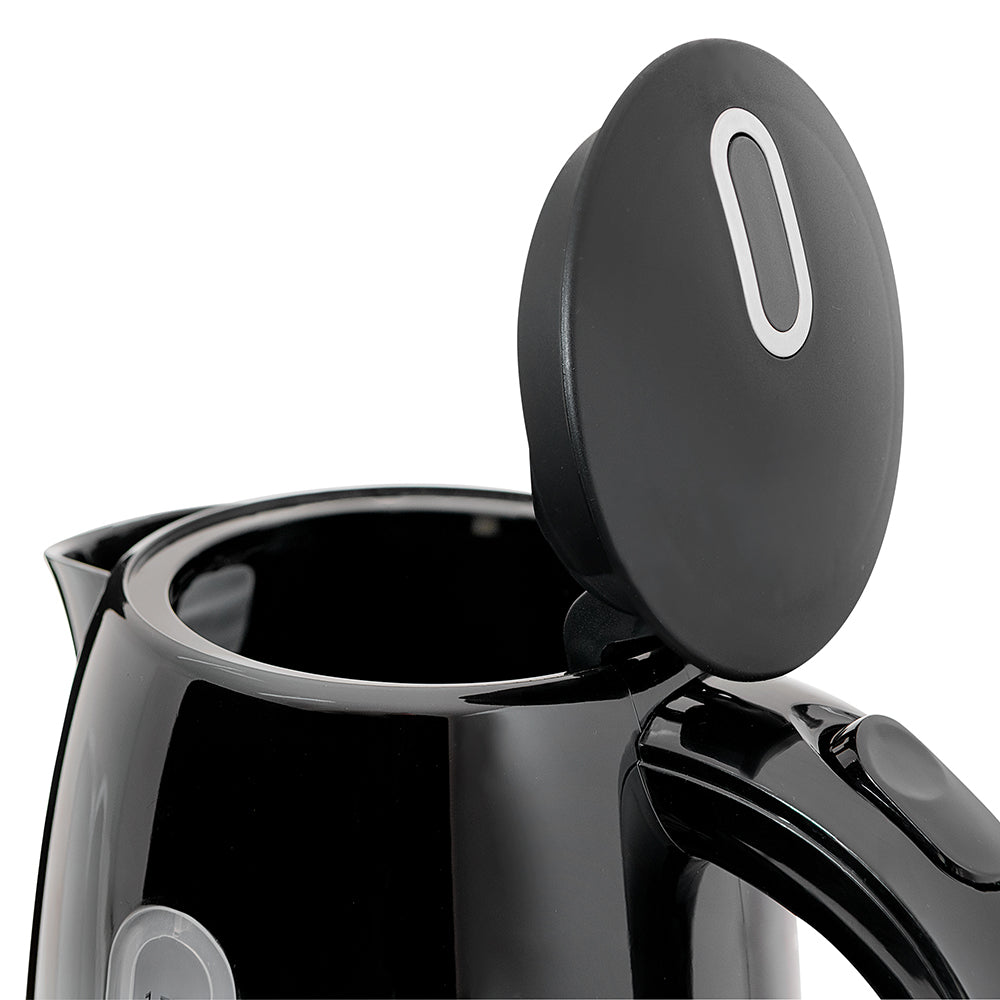 Salton Black Plastic Kettle, 1.7L