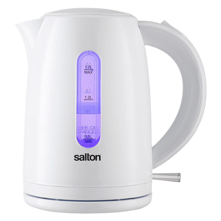 Salton White Plastic Kettle, 1.7L