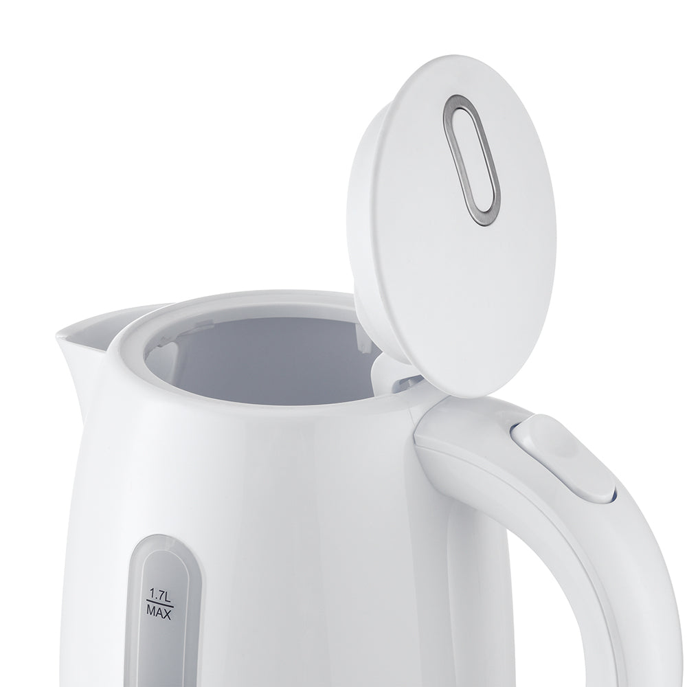 Salton White Plastic Kettle, 1.7L