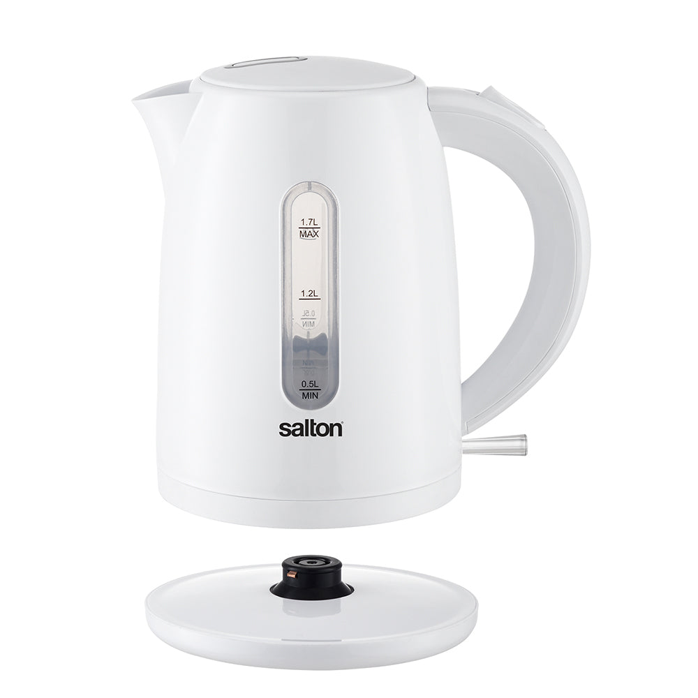 Salton White Plastic Kettle, 1.7L