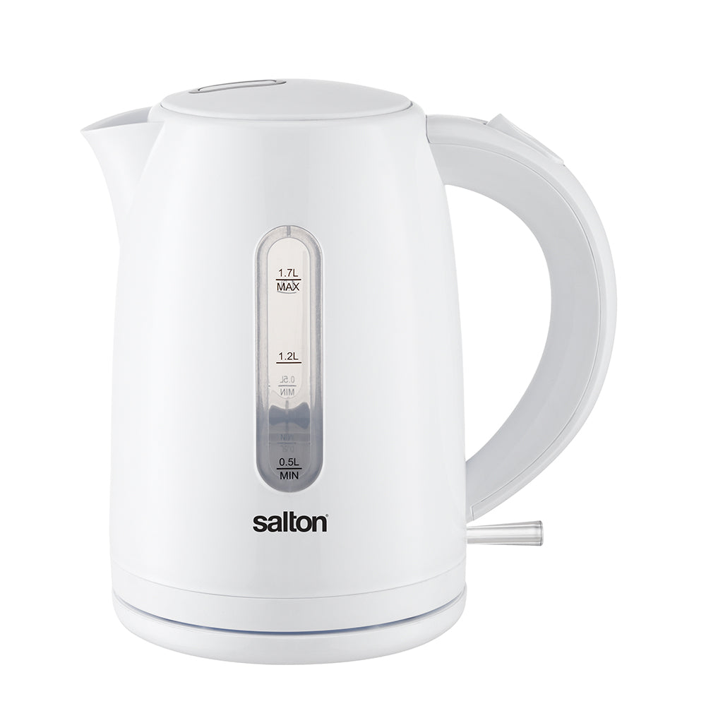 Salton White Plastic Kettle, 1.7L